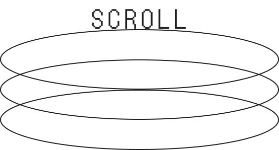 スクロールボタン